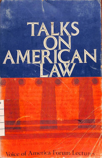 Image of Talks On American Law - Revised Edition