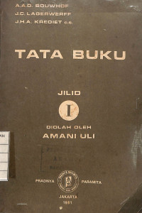 Image of Tata Buku Jilid I