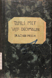 Image of Tafels Met Vijf Decimalen