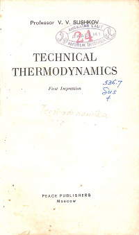 Image of Technical Thermodynamics
