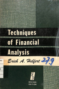 Image of Techniques of Financial Analysis