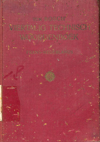 Image of Ten Bosch : Viertalig Technisch Woordenboek