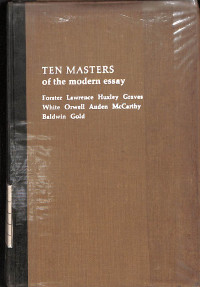 Image of Ten Masters of The Modern Essay
