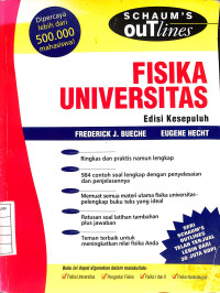 Image of Teori dan Soal-Soal : Fisika Universitas - Edisi Kesepuluh