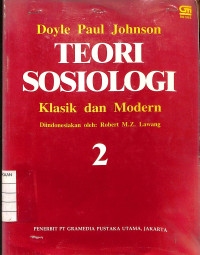 Image of Teori Sosiologi : Klasik dan Modern - 2