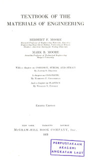 Image of Textbook of The Materials of Engineering - Eighth Edition