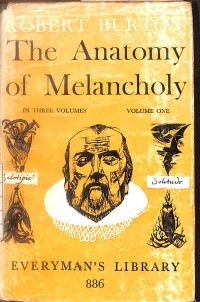 Image of The Anatomy of Melancholy in three volumes - volume one