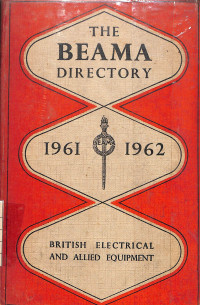 Image of The Beama Directory - 1961-1962 Edition