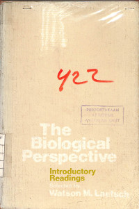 Image of The Biological Perspective : Introductory Readings