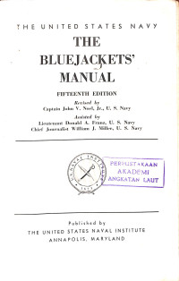 Image of The Bluejackets' Manual - Fifteenth Edition