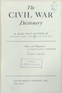 Image of The Civil War Dictionary