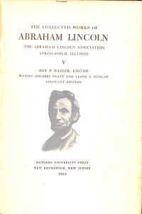 Image of The Collected Works of Abraham Lincoln V