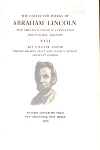 Image of The Collected Works of Abraham Lincoln VIII