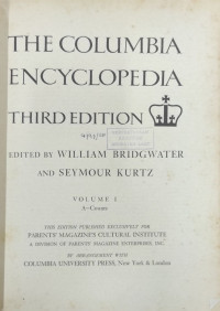 Image of The Columbia Encyclopedia - Third Edition : Volume I A-Counts