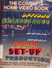 Image of The Complete Home Video Book Volume