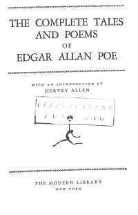 Image of The Complete Tales and Poems of Edgar Allan Poe