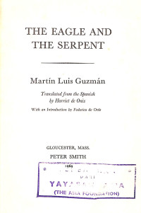 Image of The Eagle and The Serpent