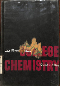 Image of The Fundamentals Of College Chemistry Third Edition
