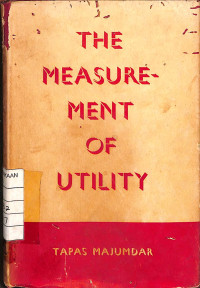 Image of The Measure Ment of Utility