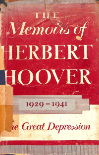 Image of The Memoirs of Herbert Hoover, The Great Depression 1929-1941