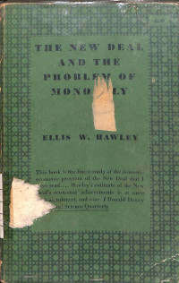 Image of The New Deal and the Problem of Monopoly