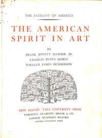 Image of The Pageant of America , Volume 12 : The American Spirit in Art