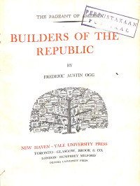 Image of The Pageant of America , Volume 8 : Builders of The Republic