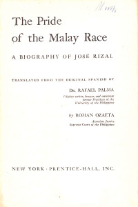 Image of The Pride of The Malay Race
