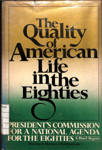 Image of The Quality of American Life in the Eighties