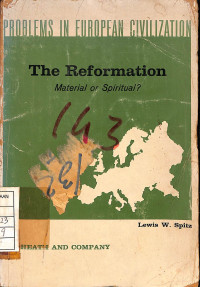 Image of The Reformation Material or Spiritual