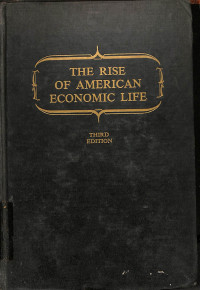 Image of The Rise of American Economic Life