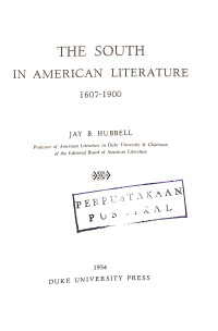 Image of The South In American Literature