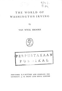 Image of The World Of Washington Irving