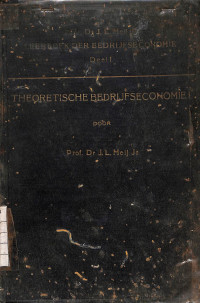 Image of Theoretische Berdrijfseconomie 1