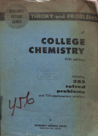 Image of Theory and Problems of College Chemistry Fifth Edition