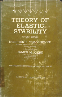 Image of Theory of Elastic Stability