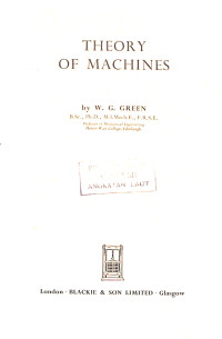Image of Theory Of Machines