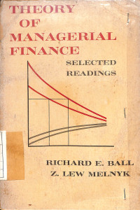 Image of Theory Of Managerial Finance : Selected Readings