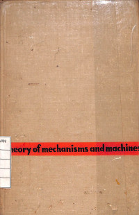 Image of Theory of Mechanisms and Machines