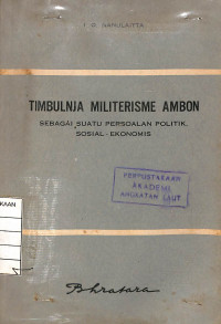 Image of Timbulnja Militerisme Ambon