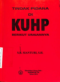 Image of Tindak Pidana Di KUHP Berikut Uraiannya