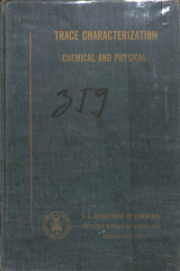 Image of Trace Characterization Chemical and Physical