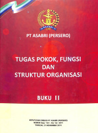 Image of Tugas Pokok, Fungsi dan Struktur Organisasi - Buku II