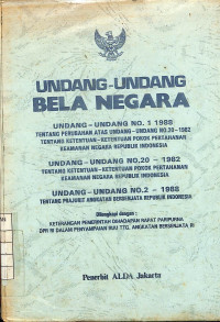 Image of Undang-Undang Bela Negara