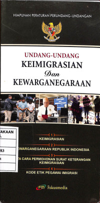 Image of Undang-Undang Keimigrasian Dan Kewarganegaraan