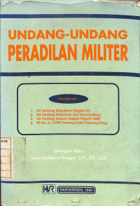 Image of Undang-Undang Peradilan Militer