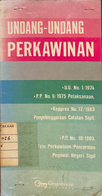 Image of Undang-Undang Perkawinan