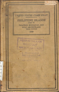 Image of United States Coast Pilot - Philippine Islands Part II - 1939