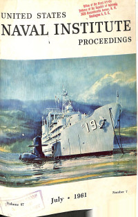 Image of United States Naval Institute Proceedings July 1961