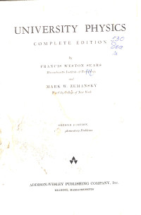 Image of University Physics Complate Edition